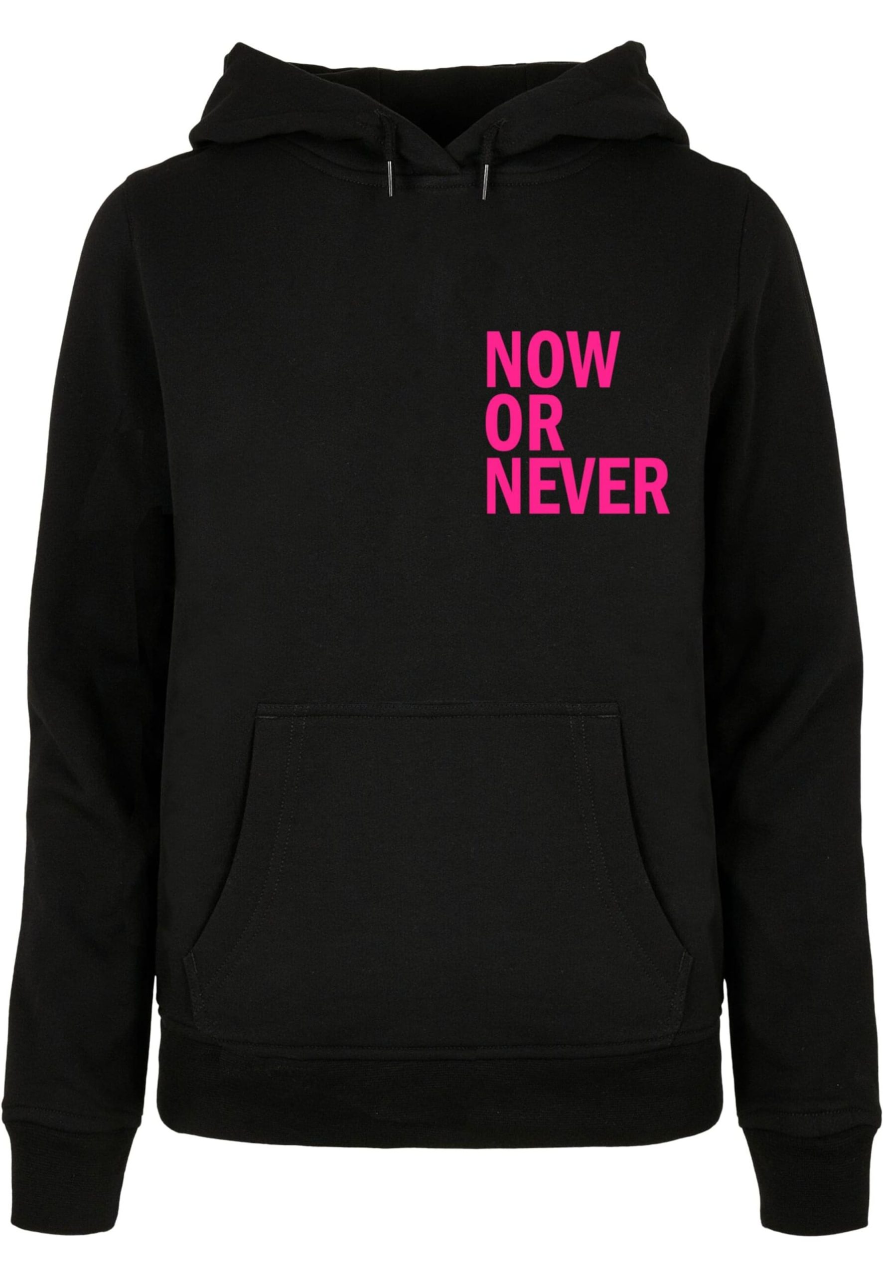 Sudadera 'Now Or Never' Merchcode en Negro 13747062 Disponible ahora