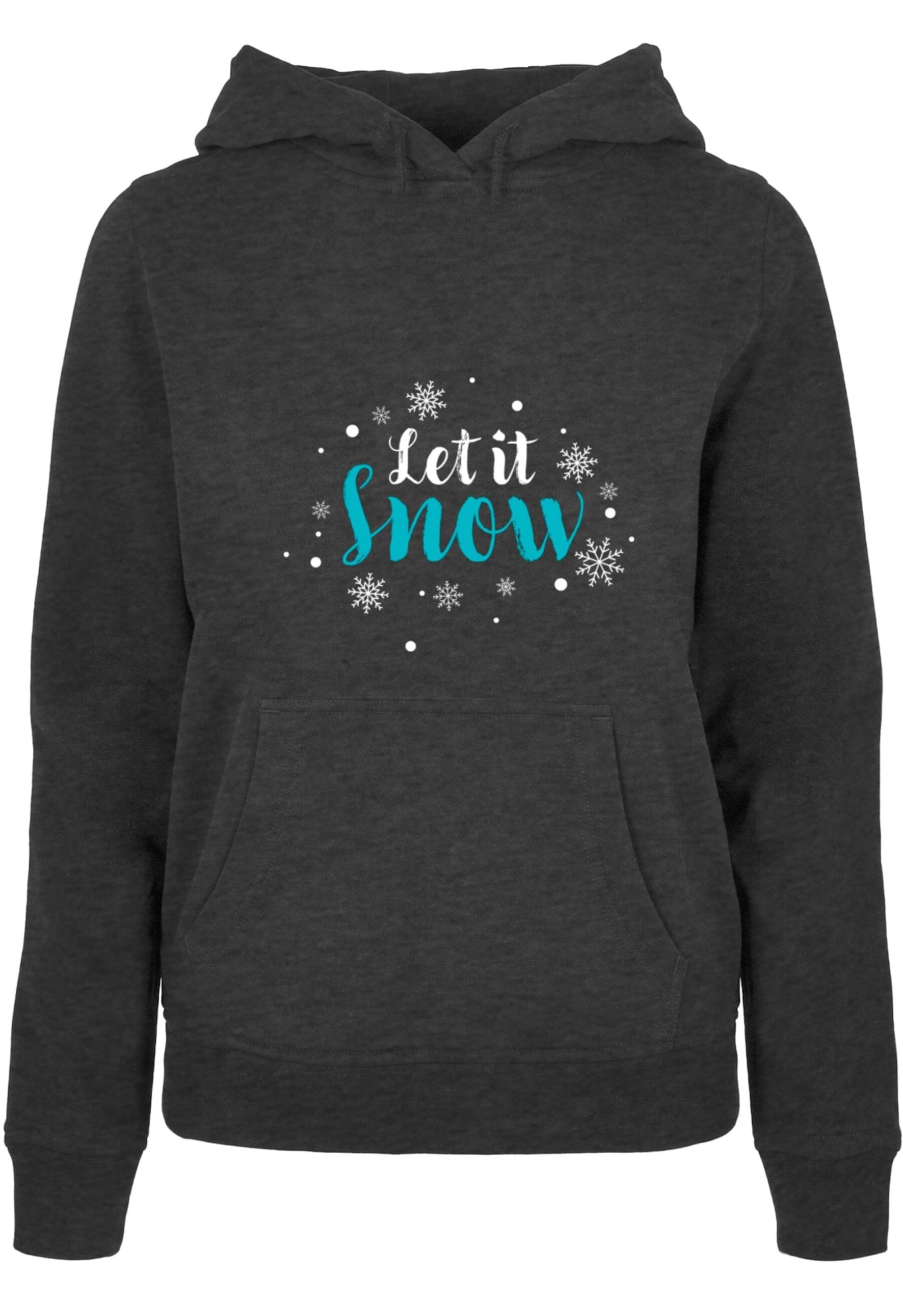 Sudadera 'Let it snow' Merchcode en Antracita 13746931 Descuento